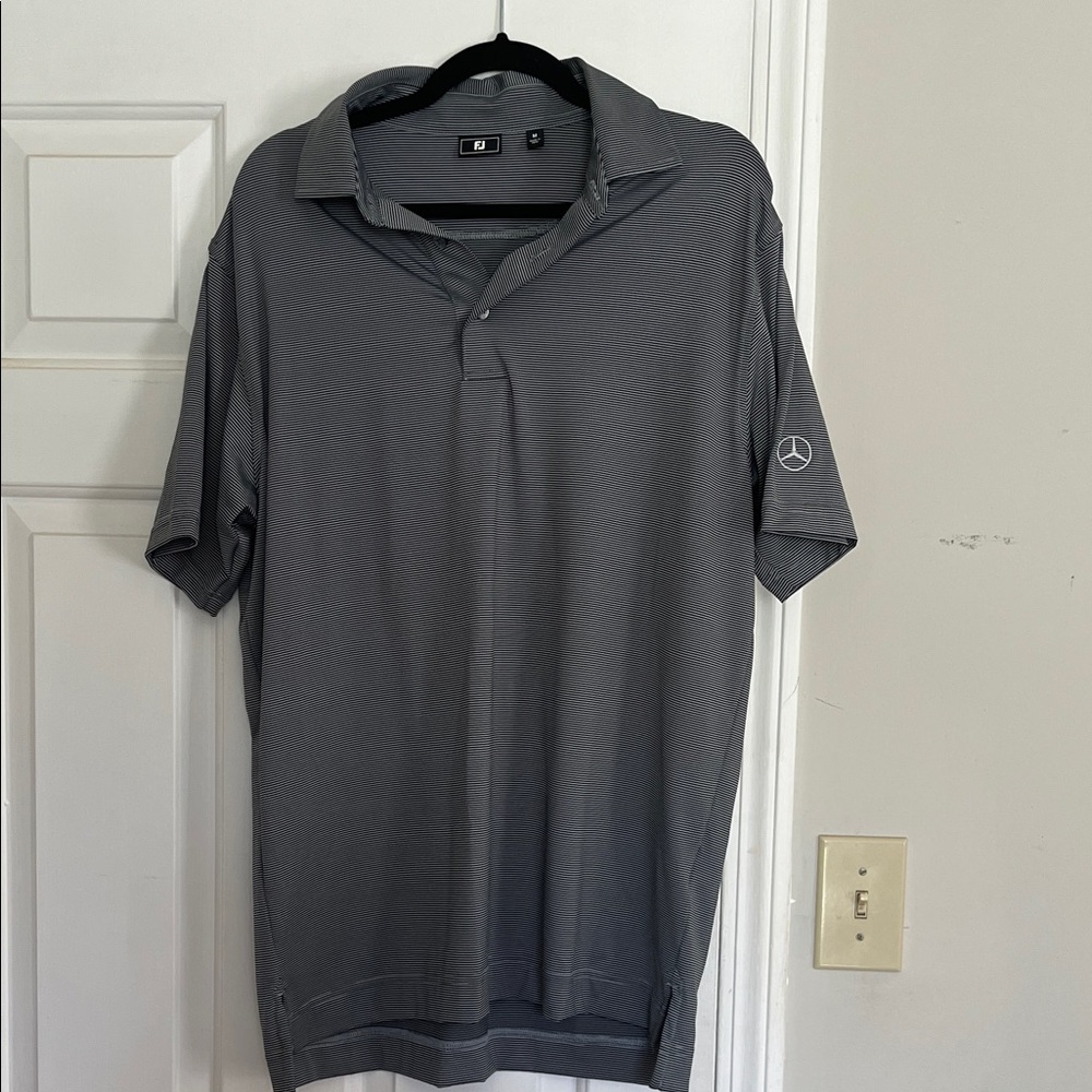 Mercedes Gray Polo Shirt